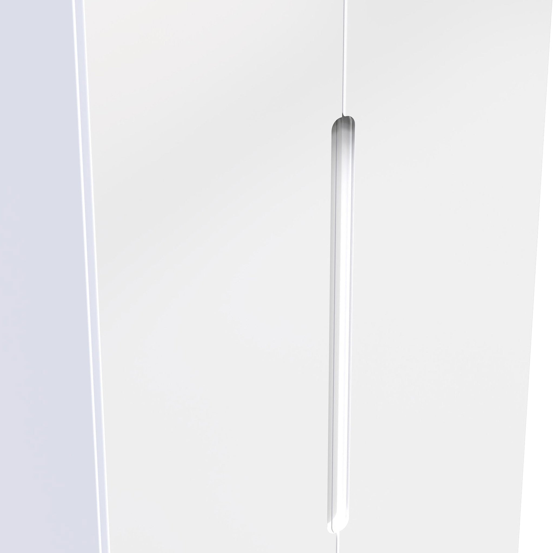 Henshaw 2 Drawer Double Wardrobe White from Roseland Furniture