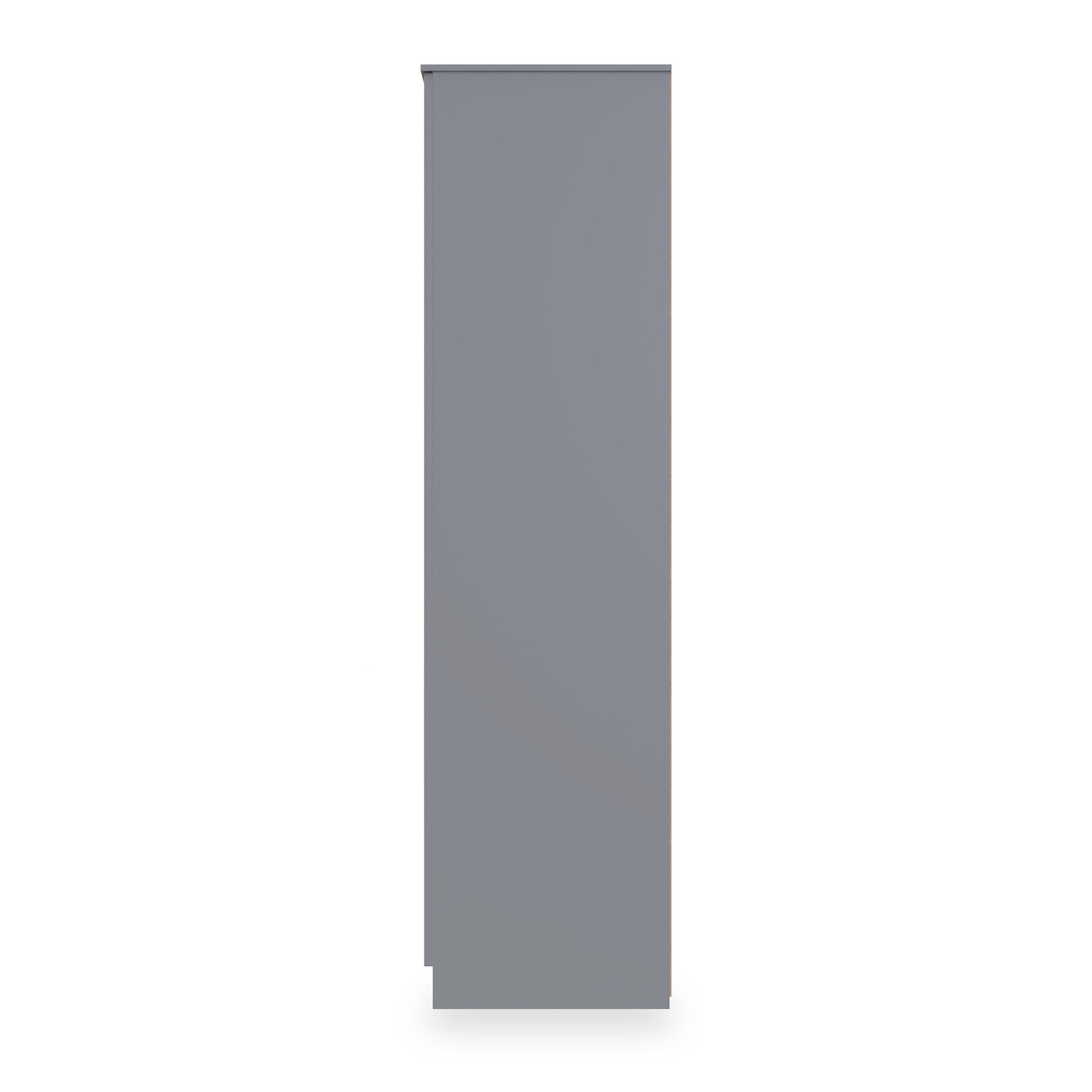 Henshaw 2 Drawer Triple Wardrobe Dusk Grey from Roseland Furniture