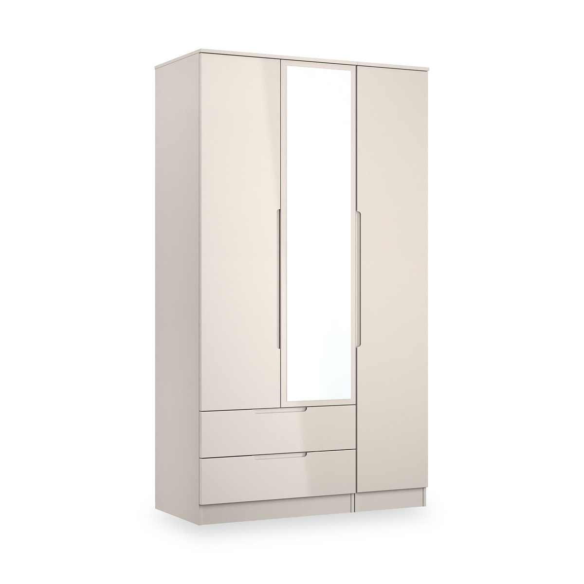 Henshaw Cashmere 2 Drawer Triple Wardrobe from Roseland Furniture