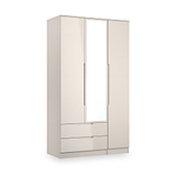 Henshaw Cashmere 2 Drawer Triple Wardrobe from Roseland Furniture