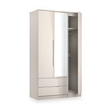 Henshaw Cashmere 2 Drawer Triple Wardrobe from Roseland Furniture