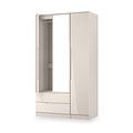 Henshaw Cashmere 2 Drawer Triple Wardrobe from Roseland Furniture