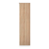 Henshaw 2 Drawer Triple Wardrobe White Oak from Roseland Furniture
