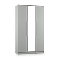 Henshaw Tall Triple Wardrobe Dusk Grey from Roseland Furniture