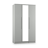 Henshaw Tall Triple Wardrobe Dusk Grey from Roseland Furniture