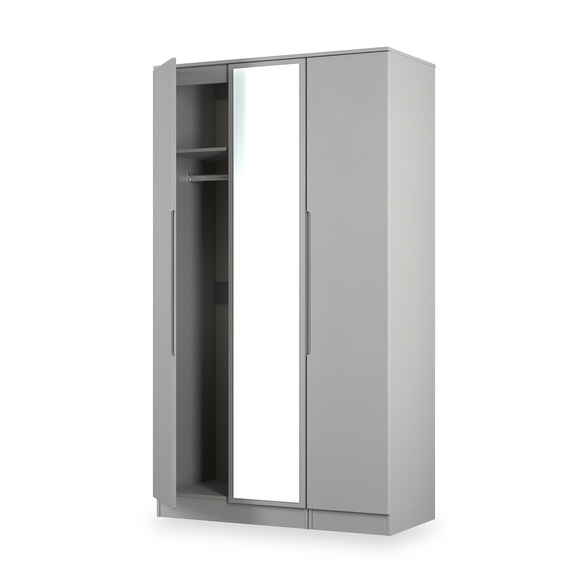 Henshaw Tall Triple Wardrobe Dusk Grey from Roseland Furniture