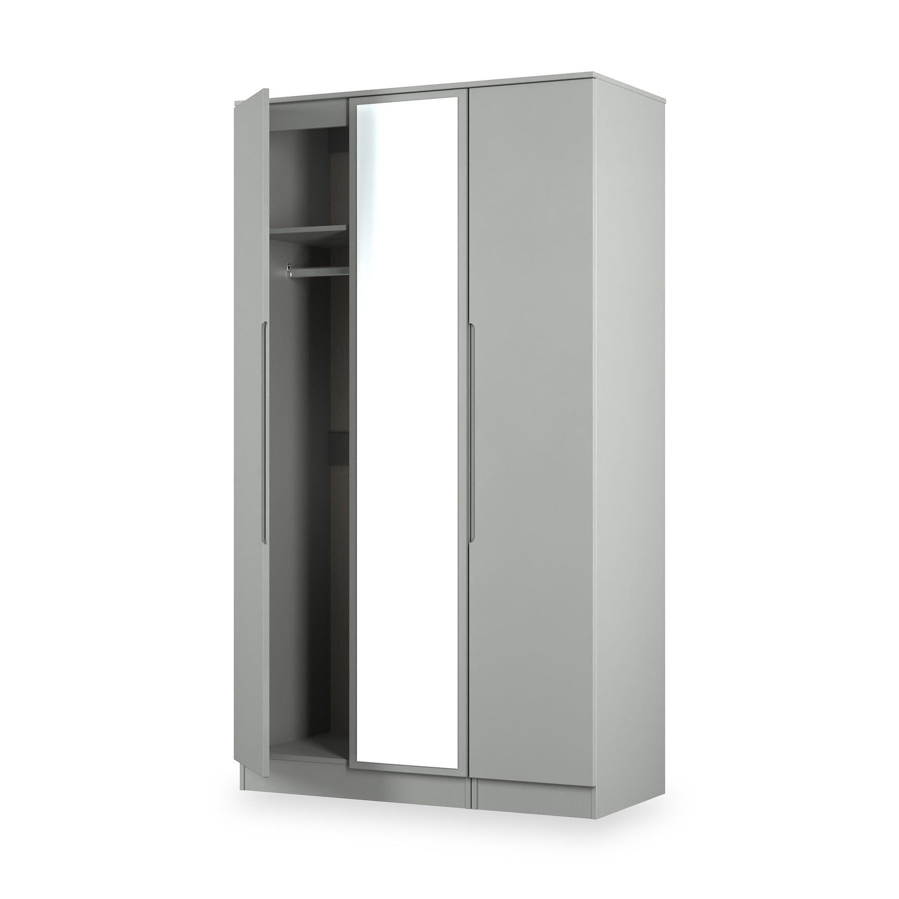 Henshaw Tall Triple Wardrobe Dusk Grey from Roseland Furniture
