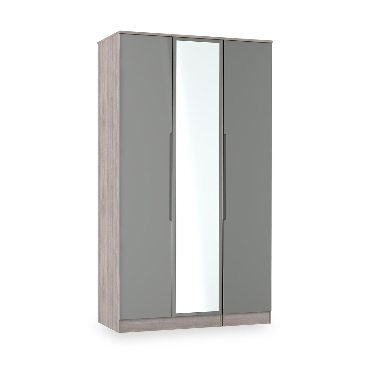 Henshaw Grey Oak Tall Triple Wardrobe from Roseland Furniture