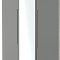 Henshaw Grey Oak Tall Triple Wardrobe from Roseland Furniture