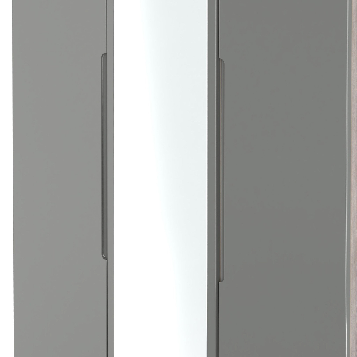 Henshaw Grey Oak Tall Triple Wardrobe from Roseland Furniture