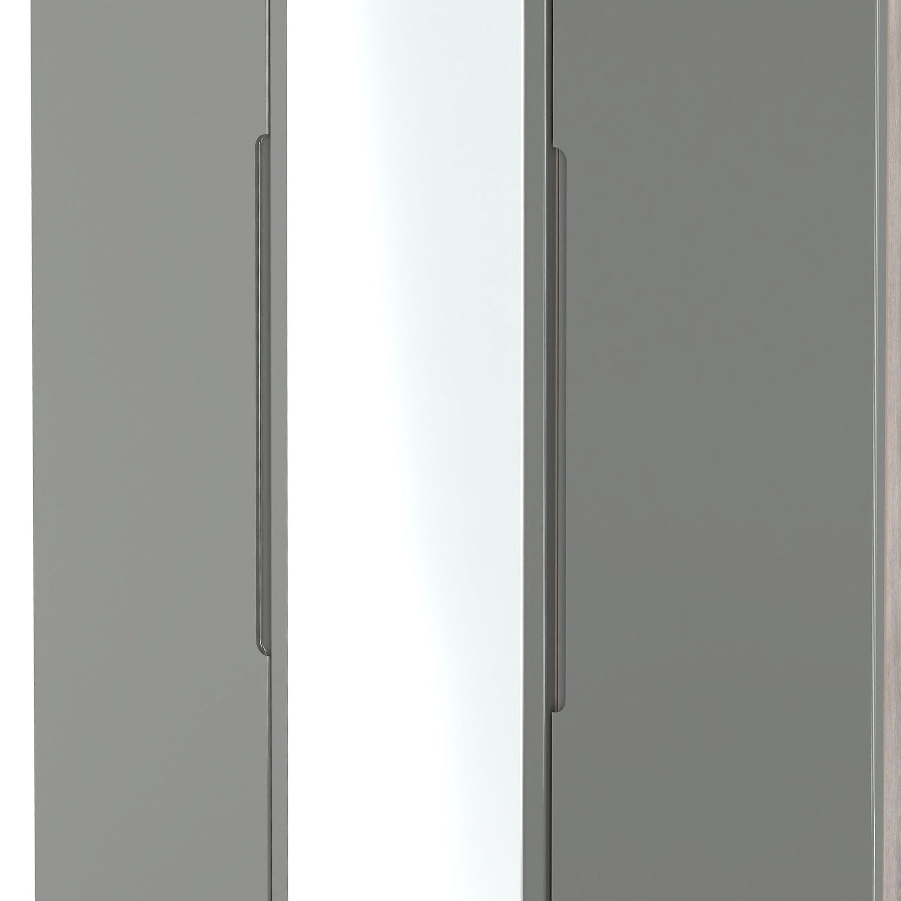 Henshaw Grey Oak Tall Triple Wardrobe from Roseland Furniture