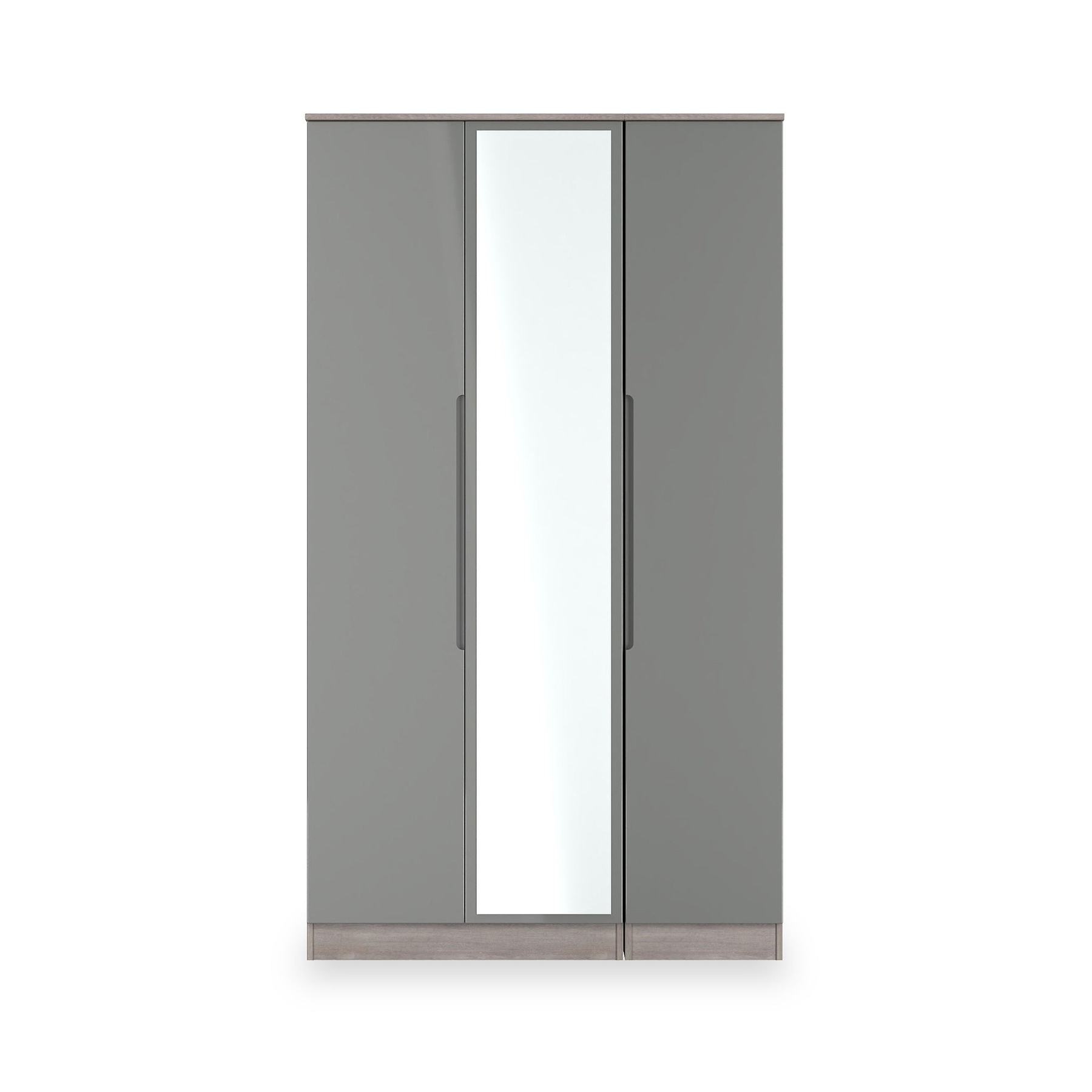 Henshaw Grey Oak Tall Triple Wardrobe from Roseland Furniture