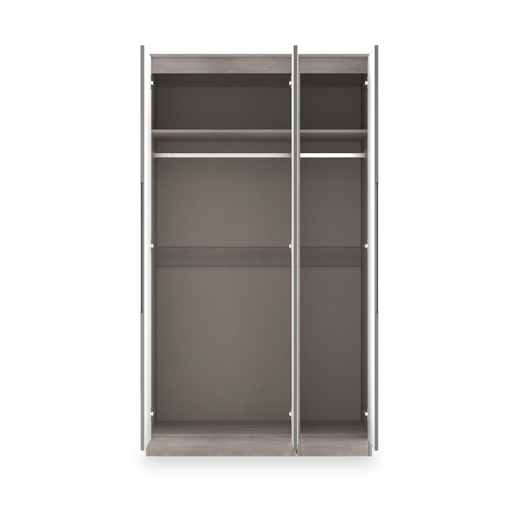 Henshaw Grey Oak Tall Triple Wardrobe from Roseland Furniture
