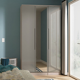 Henshaw Grey Oak Tall Triple Wardrobe from Roseland Furniture