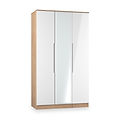 Henshaw Tall Triple Wardrobe White Oak from Roseland Furniture