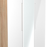Henshaw Tall Triple Wardrobe White Oak from Roseland Furniture