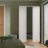 Henshaw Tall Triple Wardrobe White Oak from Roseland Furniture