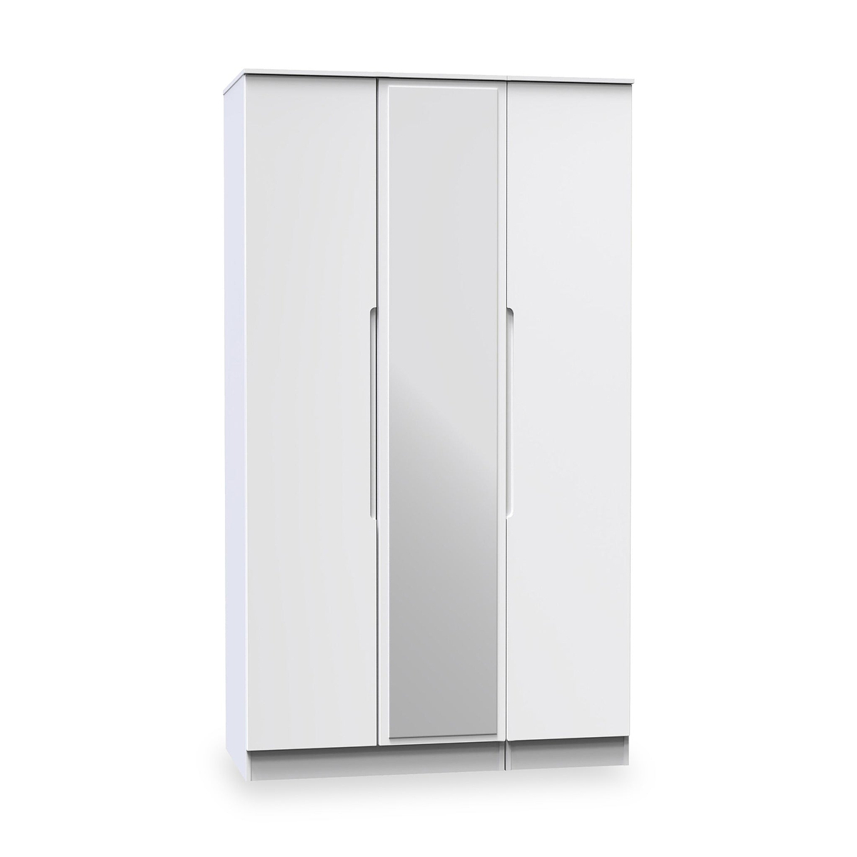 Henshaw Tall Triple Wardrobe White from Roseland Furniture