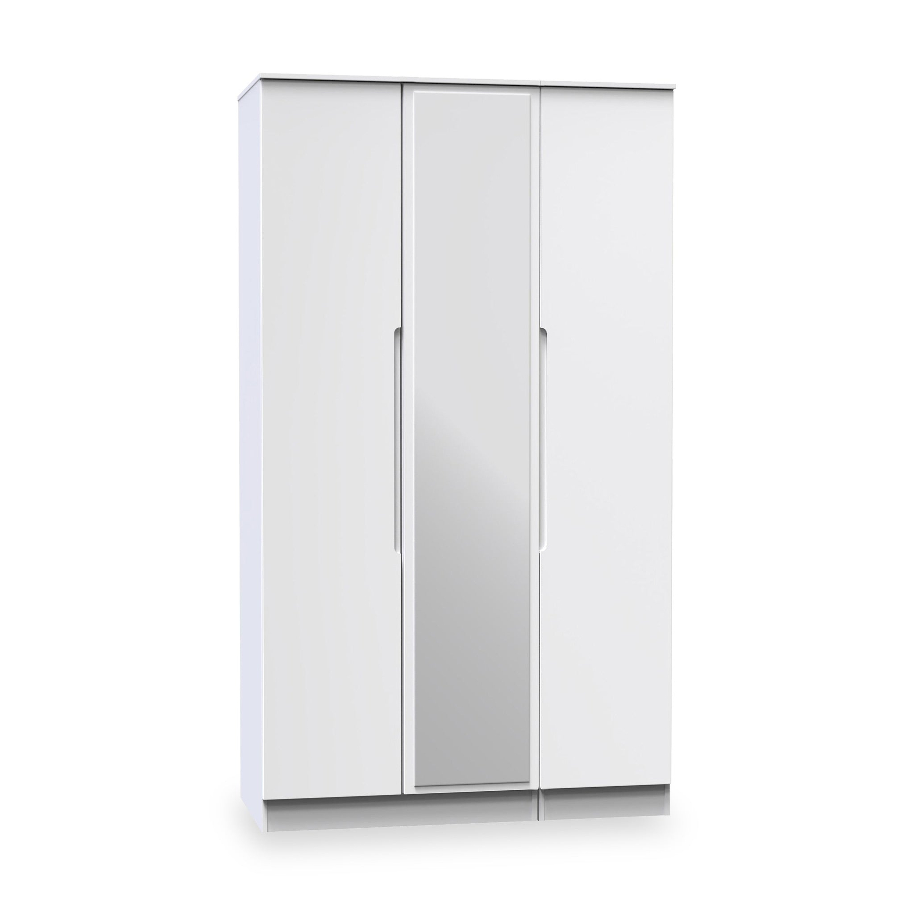 Henshaw Tall Triple Wardrobe White from Roseland Furniture