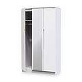 Henshaw Tall Triple Wardrobe White from Roseland Furniture