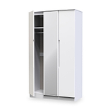 Henshaw Tall Triple Wardrobe White from Roseland Furniture