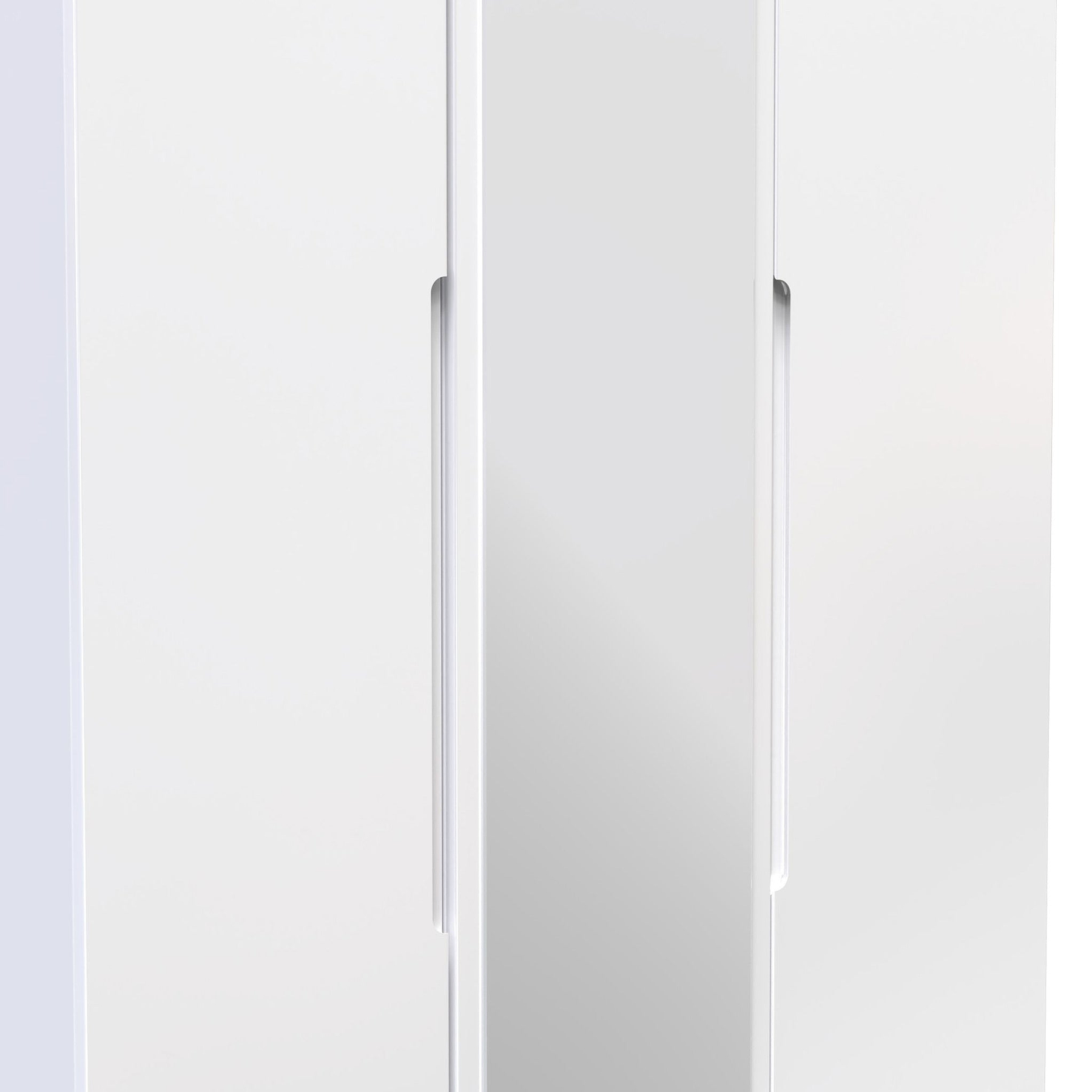 Henshaw Tall Triple Wardrobe White from Roseland Furniture
