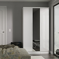 Henshaw Tall Triple Wardrobe White from Roseland Furniture