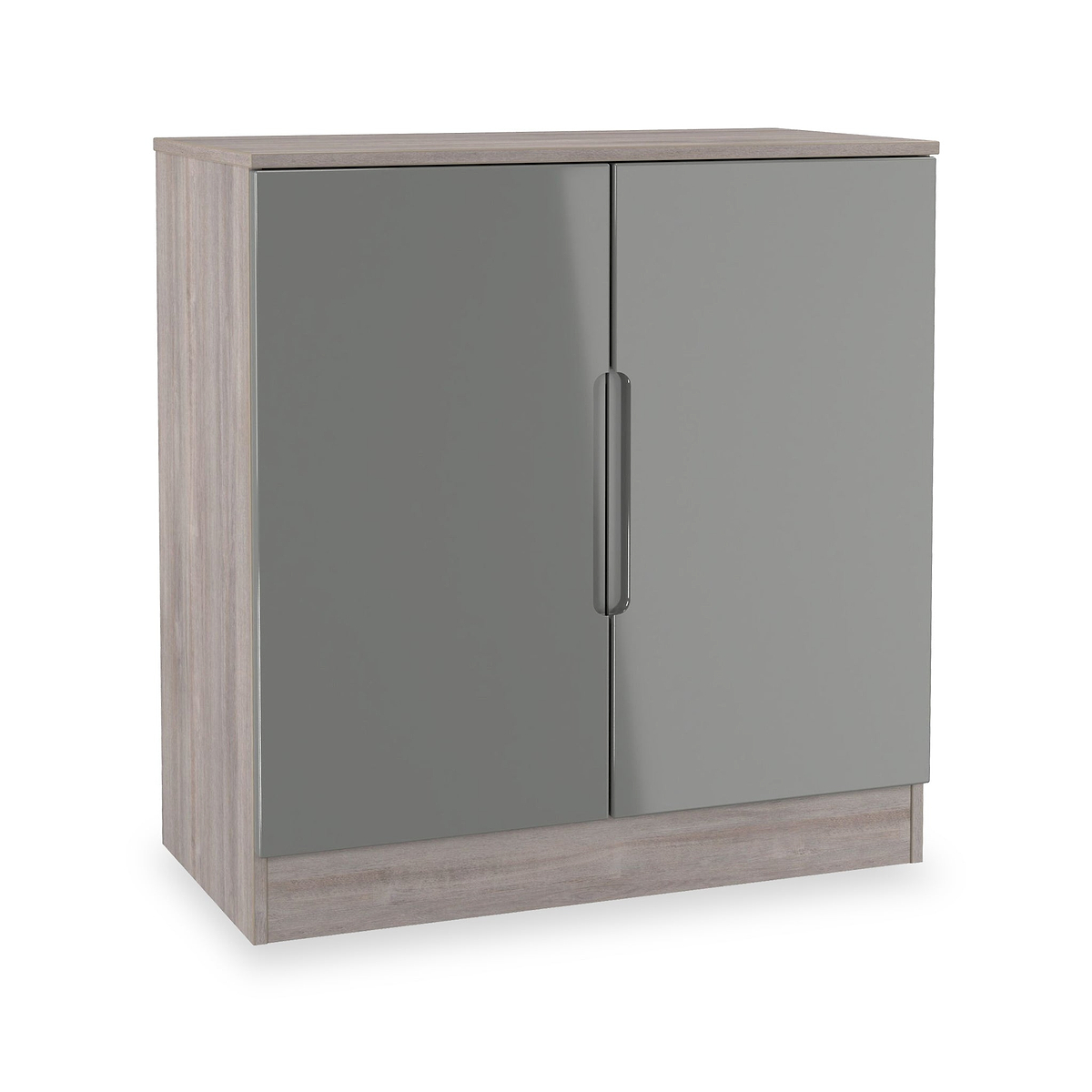 Henshaw Grey Oak 2 Door Small Sideboard from Roseland Furniture