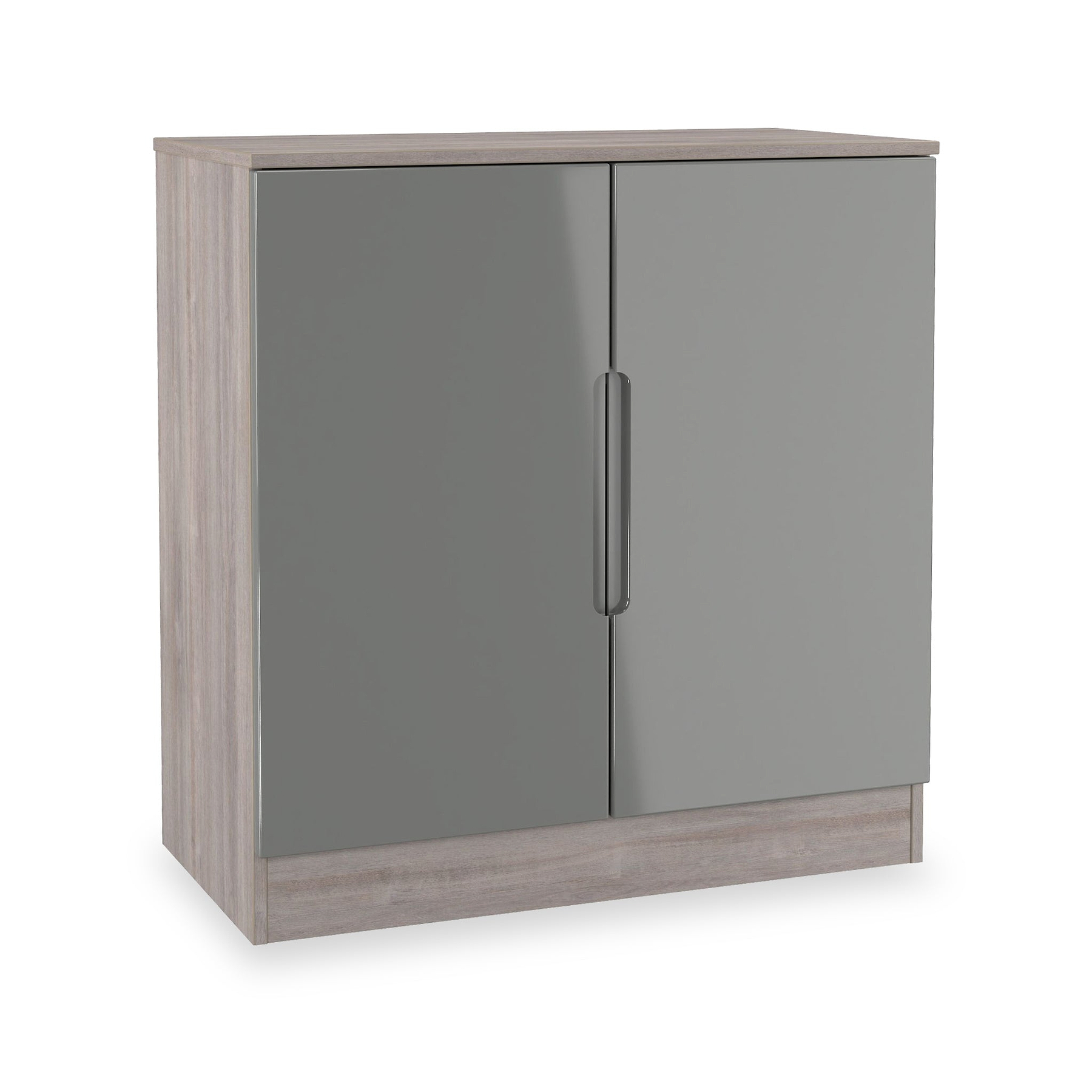 Henshaw Grey Oak 2 Door Small Sideboard from Roseland Furniture