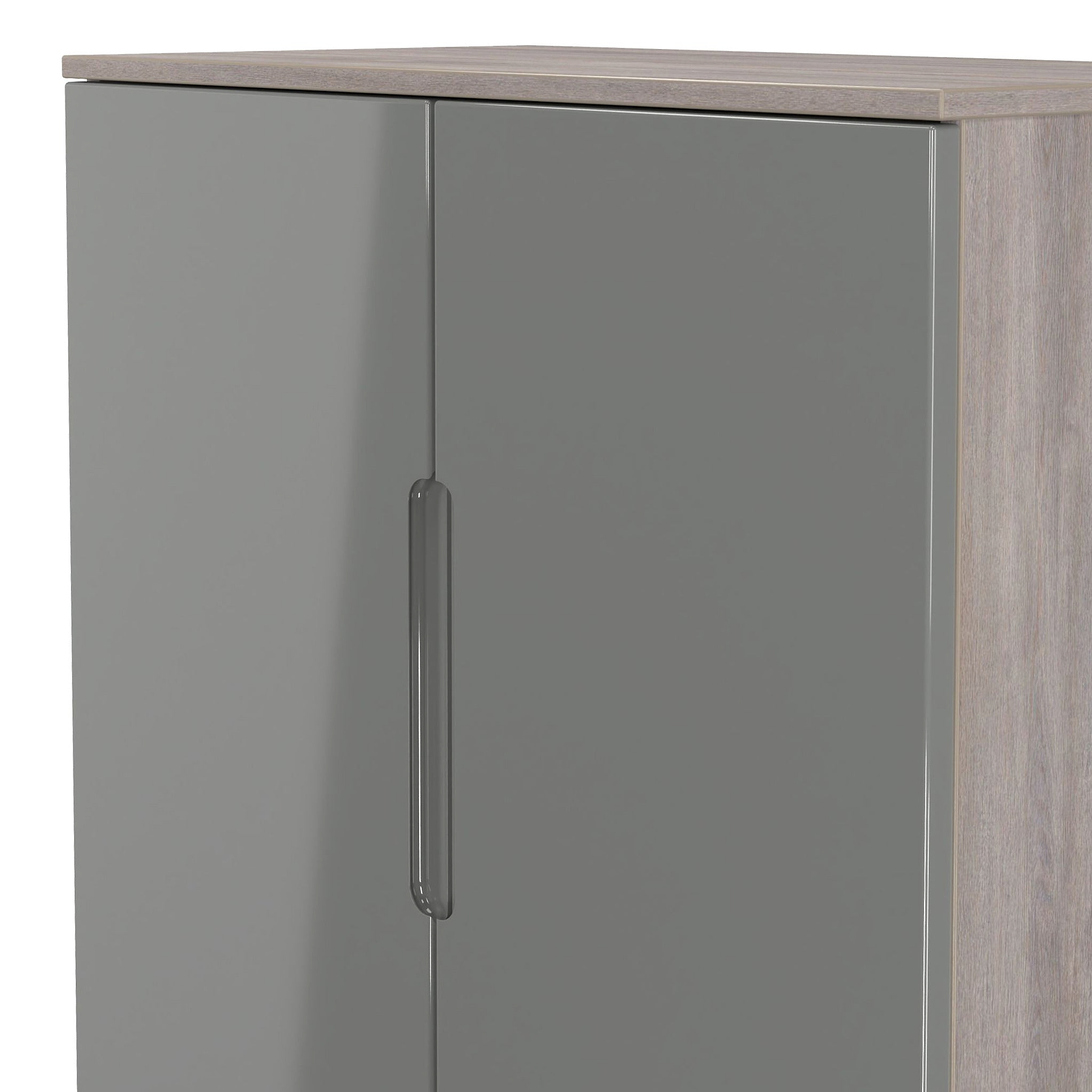 Henshaw Grey Oak 2 Door Small Sideboard from Roseland Furniture