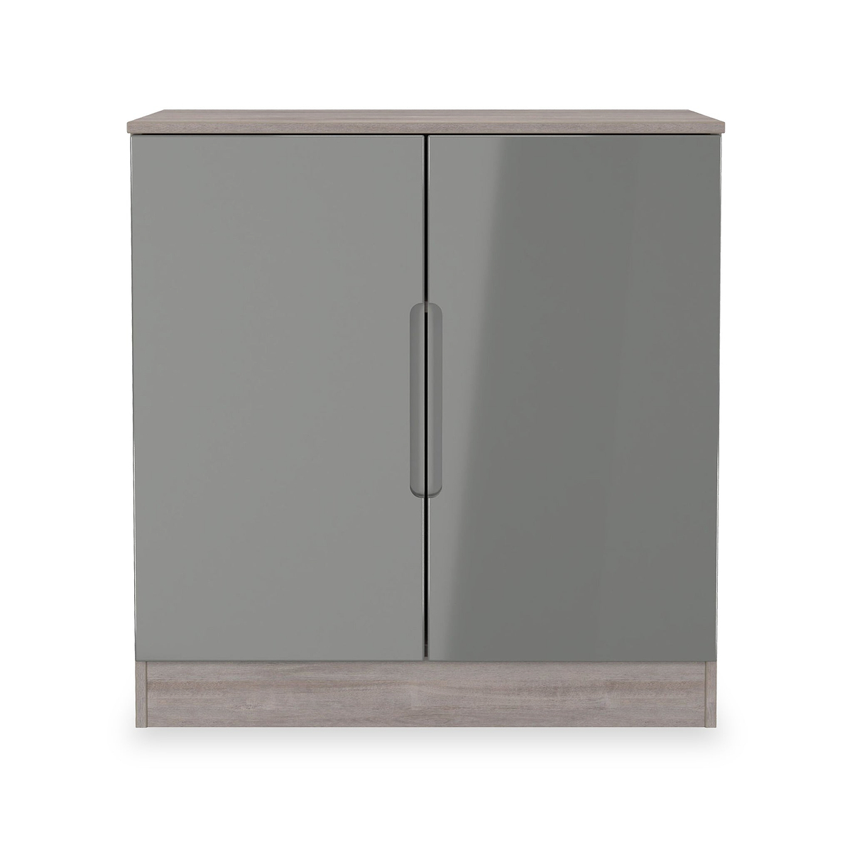 Henshaw Grey Oak 2 Door Small Sideboard from Roseland Furniture
