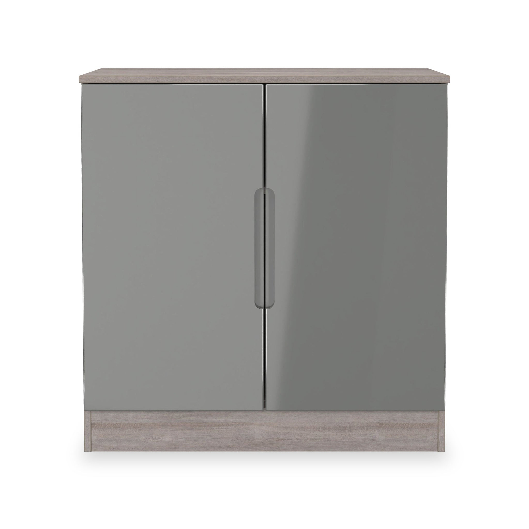 Henshaw Grey Oak 2 Door Small Sideboard from Roseland Furniture