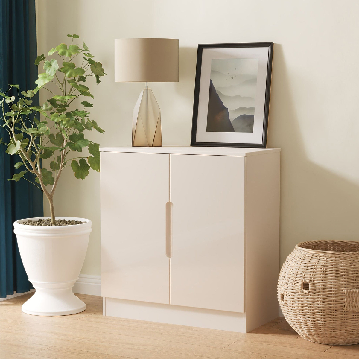 Henshaw Cashmere 2 Door Small Sideboard from Roseland Furniture
