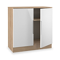 Henshaw 2 Door Small Sideboard White Oak from Roseland Furniture