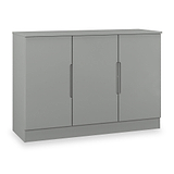 Henshaw 3 Door Large Sideboard Dusk Grey from Roseland Furniture
