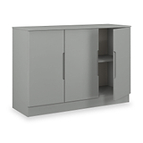 Henshaw 3 Door Large Sideboard Dusk Grey from Roseland Furniture