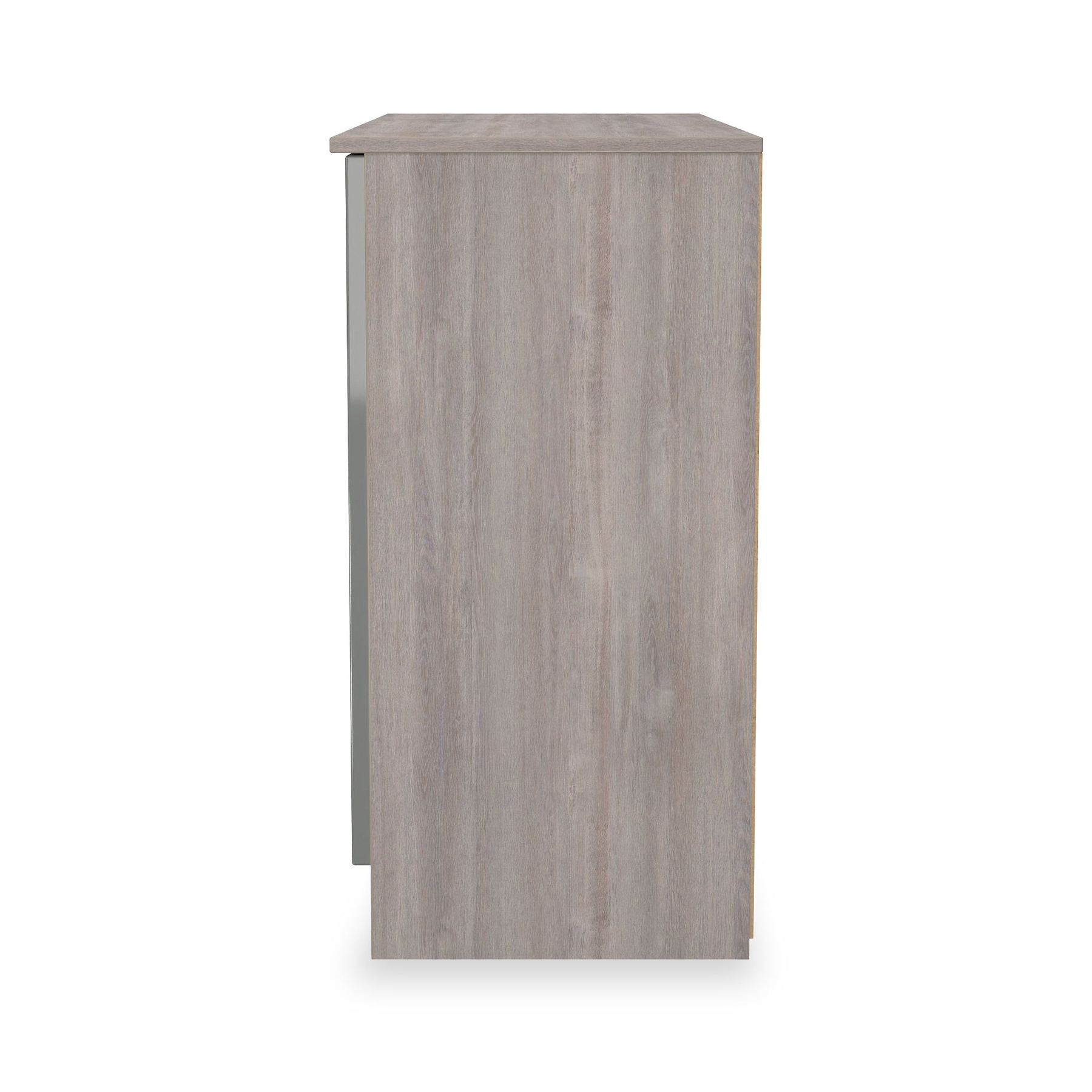 Henshaw Grey Oak 3 Door Large Sideboard from Roseland Furniture