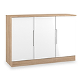 Henshaw 3 Door Large Sideboard White Oak from Roseland Furniture