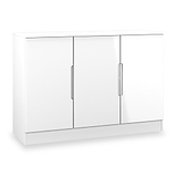 Henshaw 3 Door Large Sideboard White from Roseland Furniture