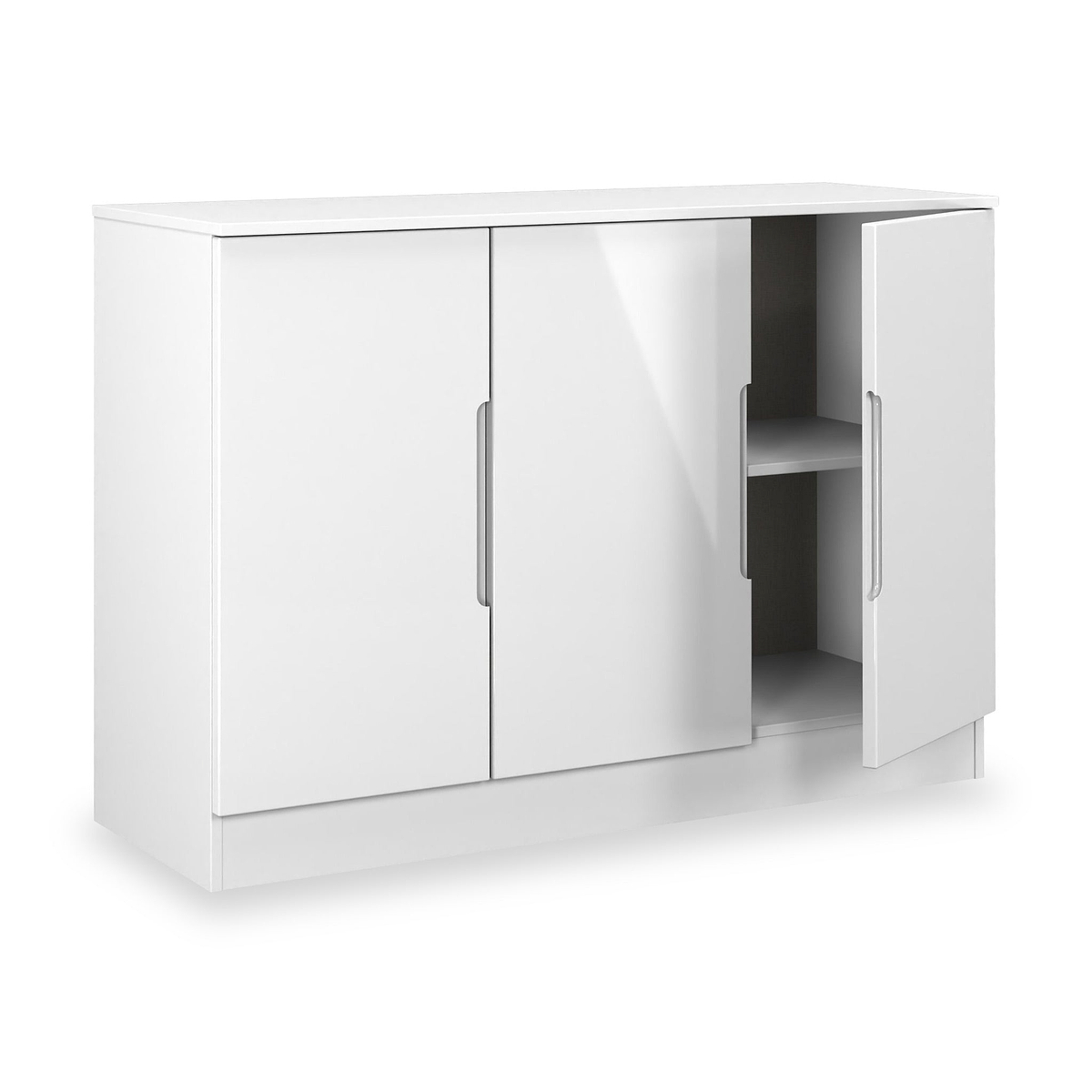 Henshaw 3 Door Large Sideboard White from Roseland Furniture