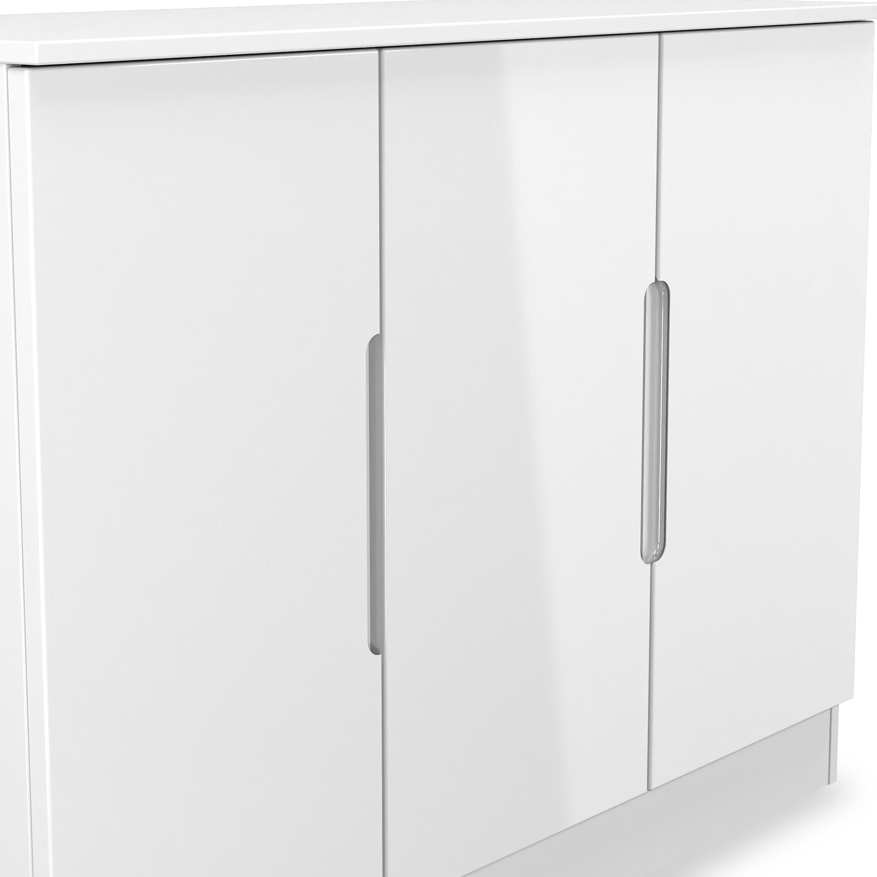 Henshaw 3 Door Large Sideboard White from Roseland Furniture