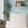 Henshaw 3 Door Large Sideboard White from Roseland Furniture