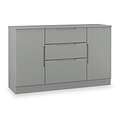 Henshaw 3 Drawer XL Sideboard Dusk Grey from Roseland Furniture