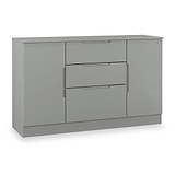 Henshaw 3 Drawer XL Sideboard Dusk Grey from Roseland Furniture