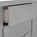 Henshaw 3 Drawer XL Sideboard Dusk Grey from Roseland Furniture