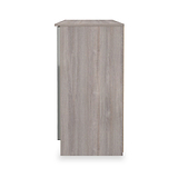 Henshaw Grey Oak 3 Drawer Extra Large Sideboard from Roseland Furniture