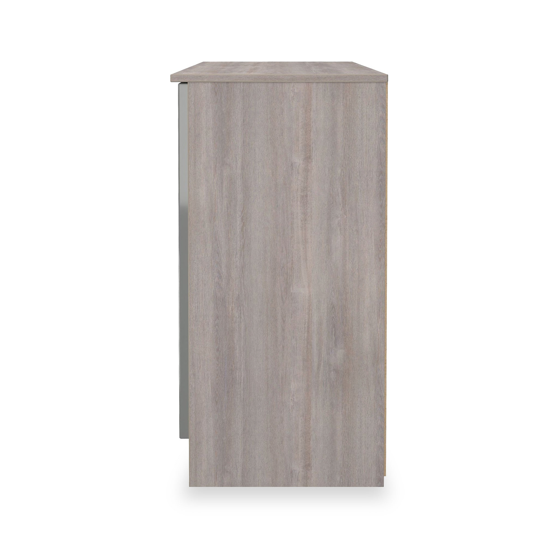 Henshaw Grey Oak 3 Drawer Extra Large Sideboard from Roseland Furniture