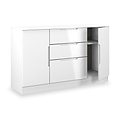 Henshaw 3 Drawer XL Sideboard White from Roseland Furniture
