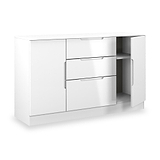 Henshaw 3 Drawer XL Sideboard White from Roseland Furniture