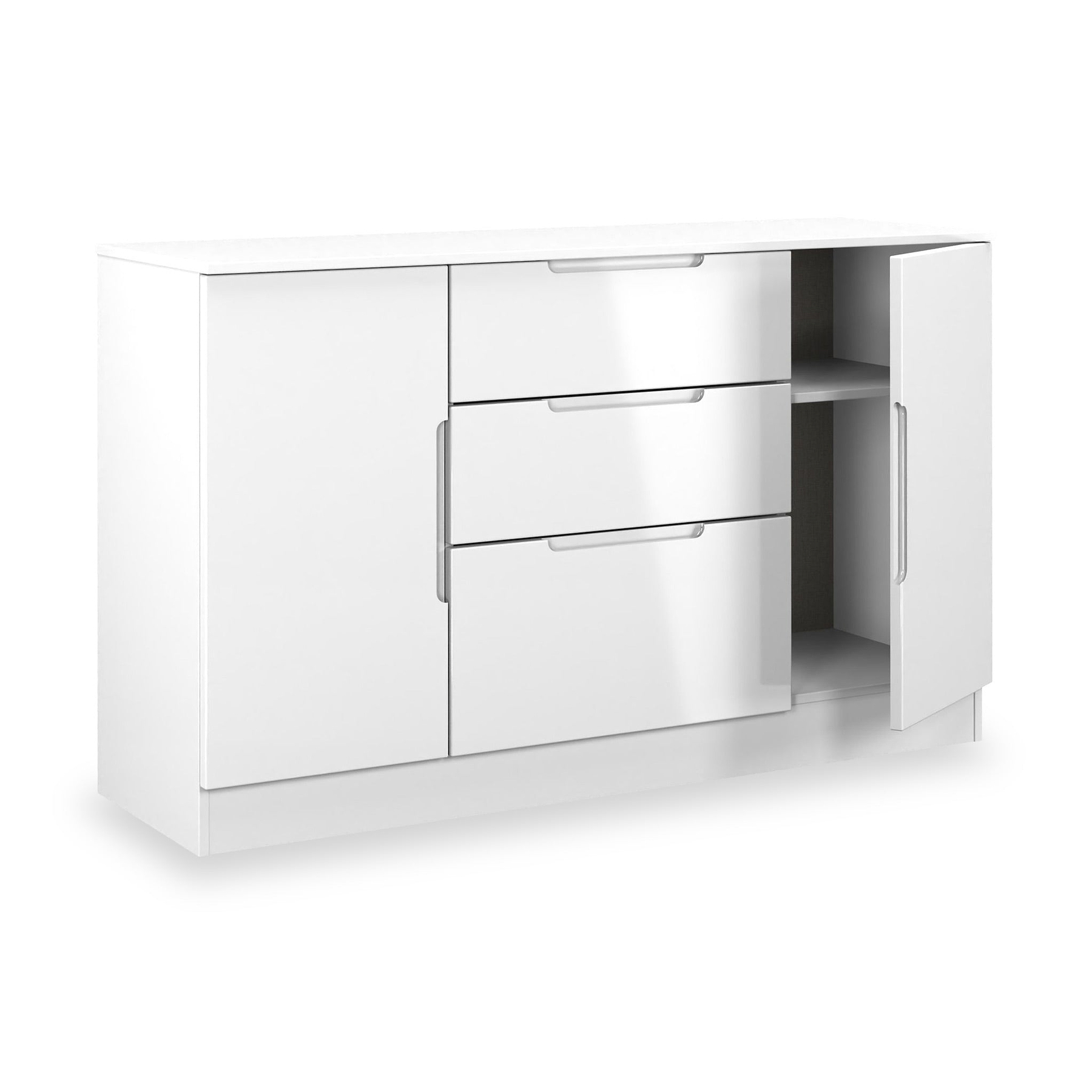 Henshaw 3 Drawer XL Sideboard White from Roseland Furniture